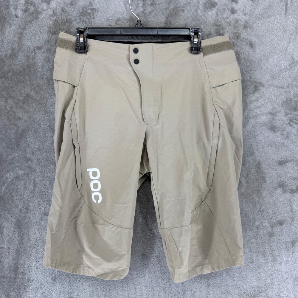 POC Essential MTB Shorts Mens Medium Tan Mountain Bike Cycling S21-52755-SMS
